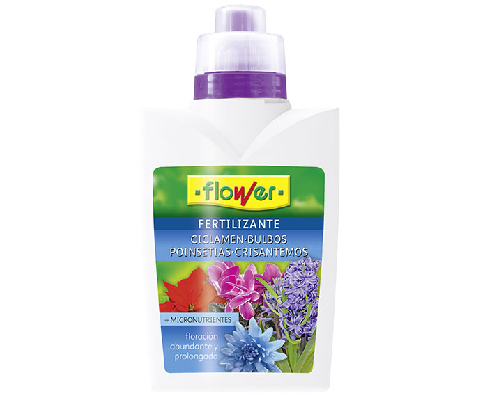 Fertilizante líquido para ciclámenes, ponsettias y bulbos